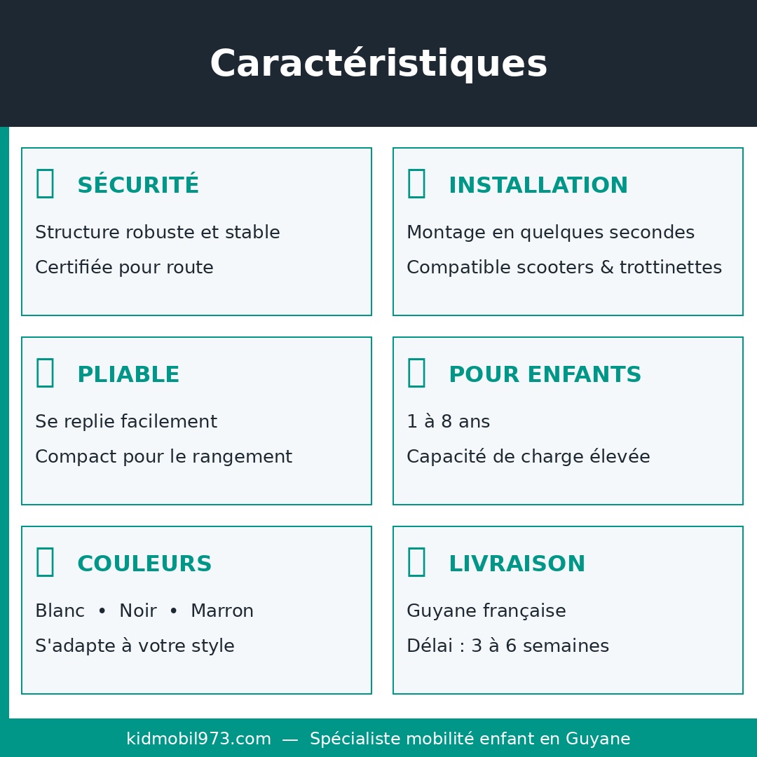 Siège Enfant Pliable pour Scooter et Trottinette Électrique – Image 3